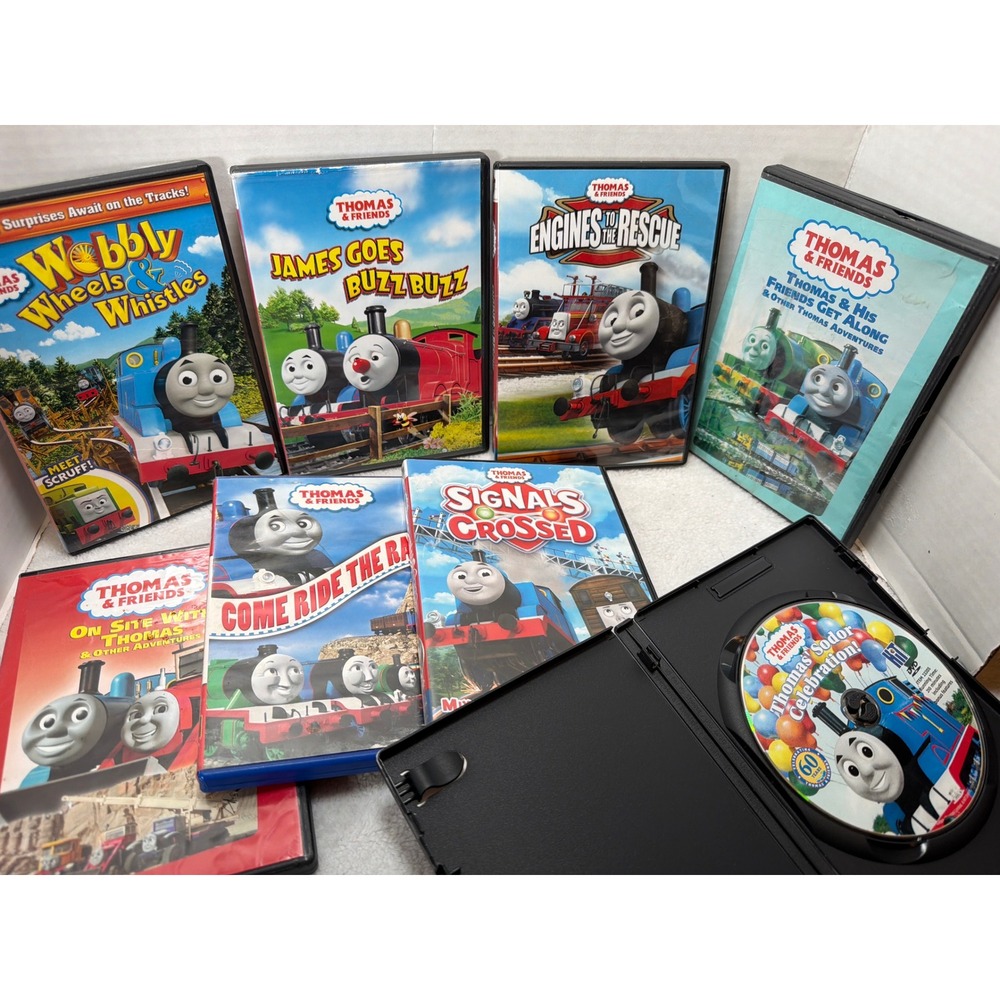Thomas & Friends DVD Lot Kids 8 Titles ‎ Animation Collection PBS